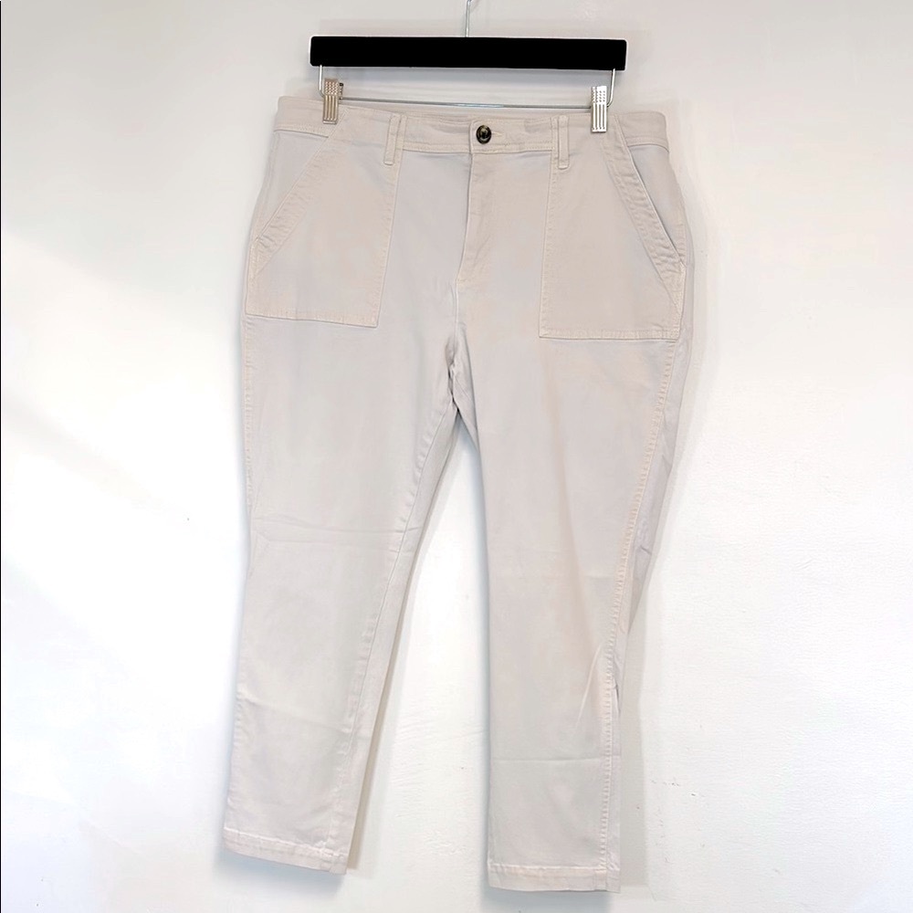 Chaps Ralph Lauren Classic High Waisted Straight Leg Womens Size 16 Casual Pants